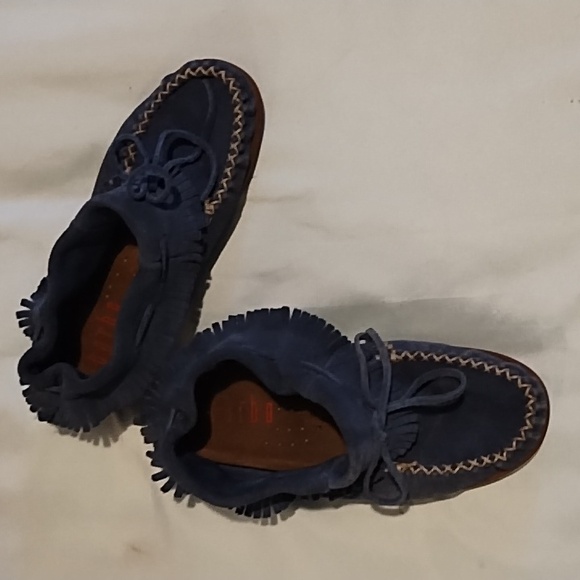 Barbo moccasins size 5, blue, never worn - Picture 6 of 6